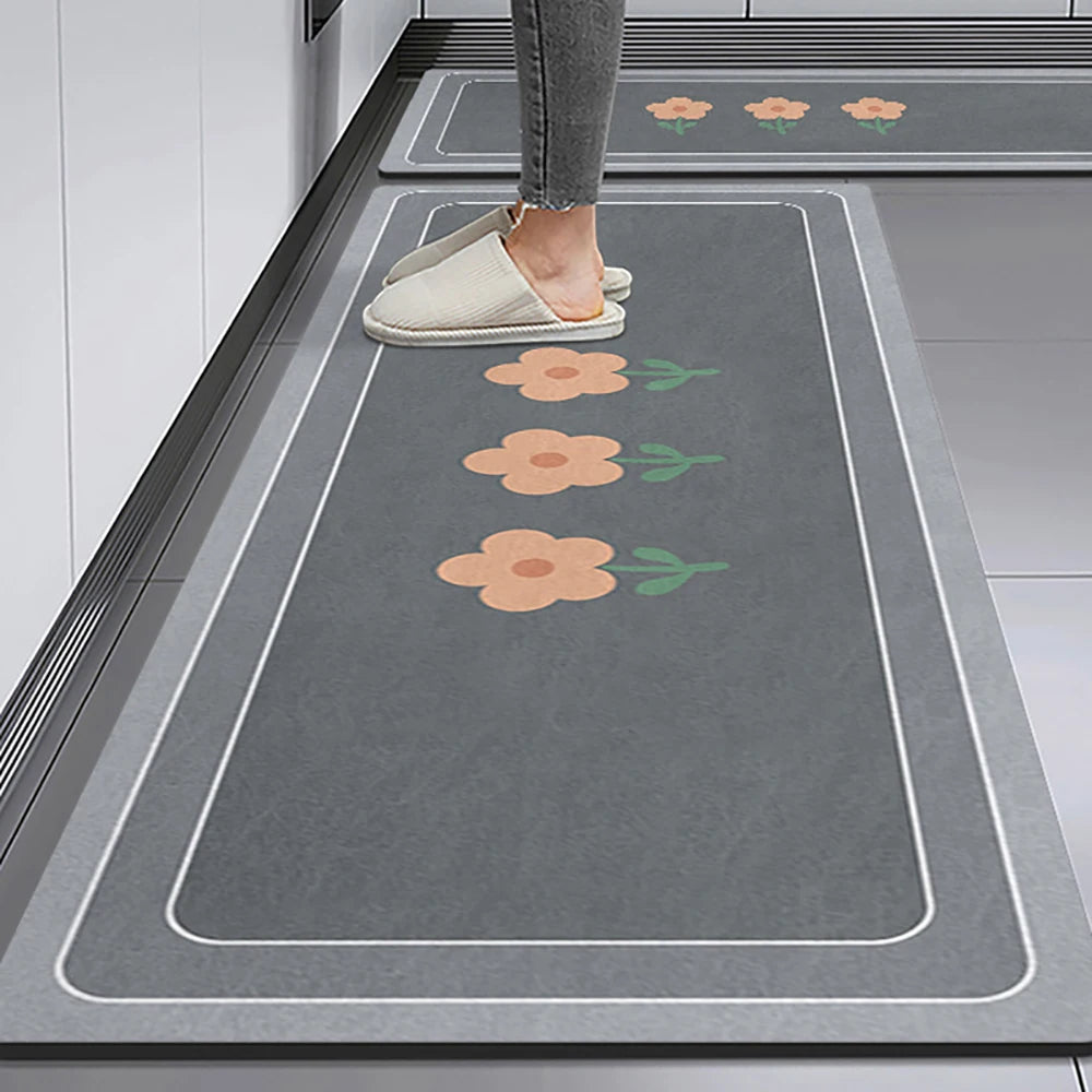 VIKAMA Kitchen Floor Mat Living Room And Bedroom Entrance Door Mat Home Decoration Laundry Room Corridor Long Small Carpet