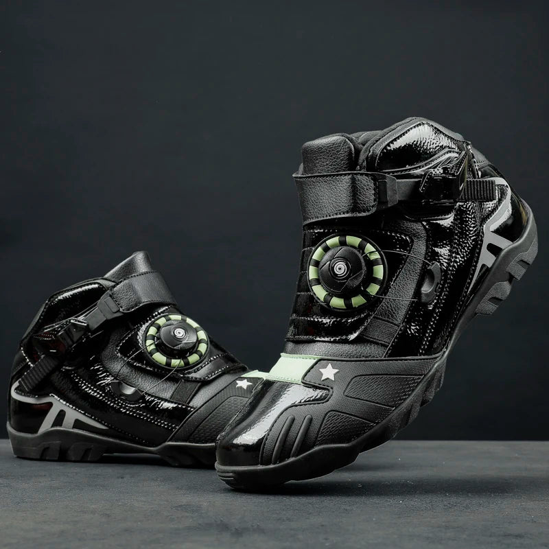 Motorcycle New Knob Adjustment Design Anti-fall Protective Boots Wear Protection Windproof Waterproof Anti-slip New Model