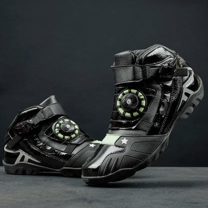 Motorcycle New Knob Adjustment Design Anti-fall Protective Boots Wear Protection Windproof Waterproof Anti-slip New Model