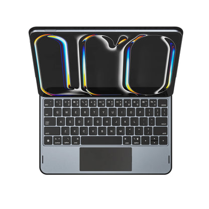 GOOJODOQ Magic Keyboard Case for iPad Pro 11 M4 iPad Air 4/5/6 Smart Pogo Pin PD18W Pass Through Charging Smart Gesture Trackpad