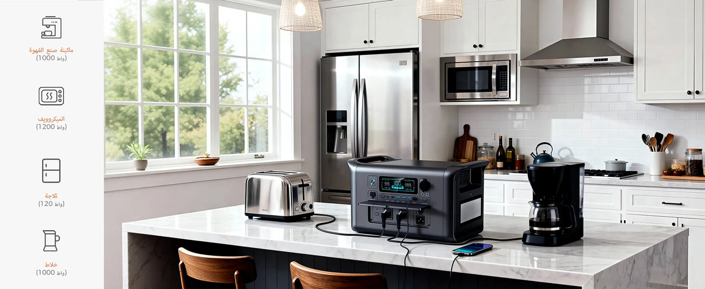 مولد كهرباء 300w 1000w 2000w Portable Power Station Lifepo4 Battery ups Function Camping Equipment Power Bank Saudi Ar