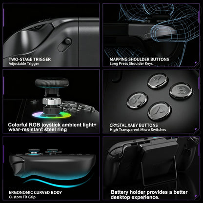 ONEXPLAYER X2 Mini 3-in-1 Handheld Game Console Intel Arc G3 Extreme 8.8'' AMOLED 144Hz Windows Portable Gaming PC Tablet Laptop