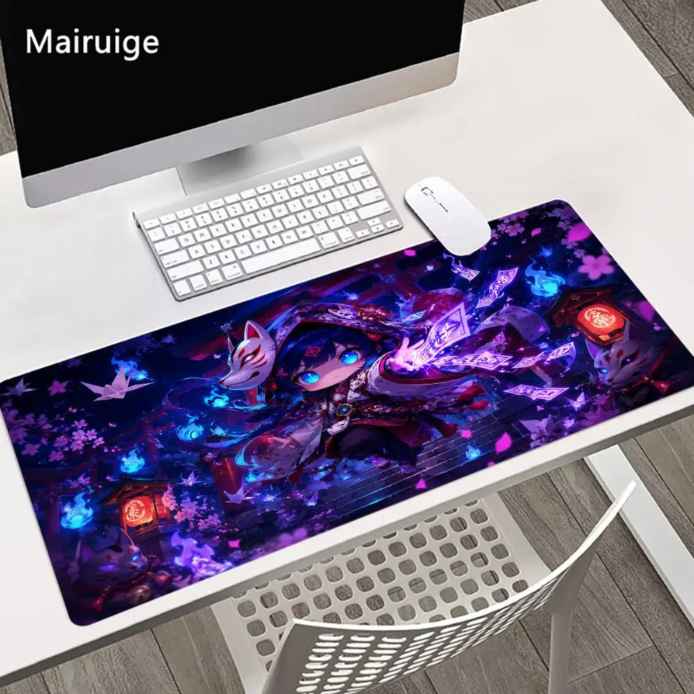 Mystical Wizard Big Size Mouse Pad Non-slip Rubber Base Desk Mat for Home Office Daily Use Deskpad Keyboard Pad Mouse Mat