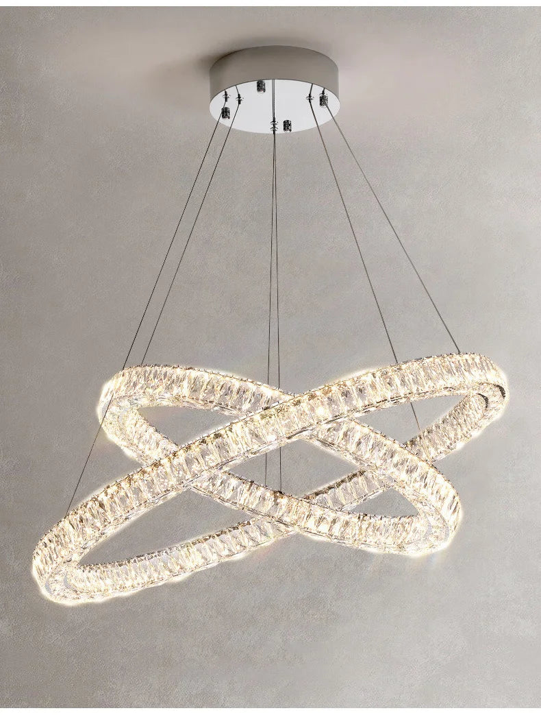 Luxury Crystal Chandeliers Dining Table Light Chandelier Ceiling Light Fixtures Lighting for Living Room Chandeliers Lights Lamp