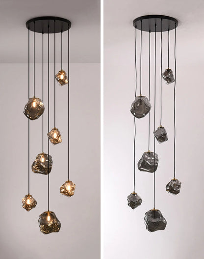 Modern Stair chandelier Pendant lights indoor lighting Ceiling lamp hanging light led Chandeliers for living room indoor lightin
