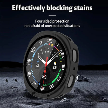 Tempered Glass+Case for Samsung Galaxy Watch 8 44mm 40mm Full PC bumper Cover Screen Protector Galaxy Watch 8Classic Accessories