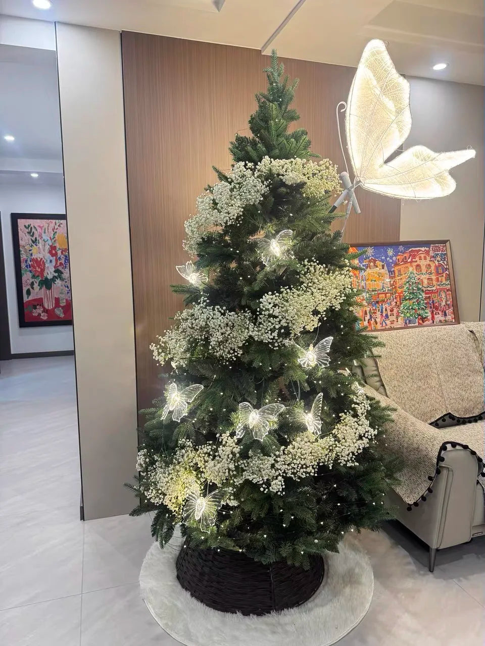 Wedding Light Decorations Butterfly Movement Modern Gold Romantic Butterfly LED Lights for Home Party Holiday Decor Lighting