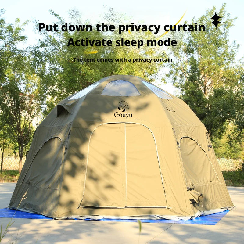 Outdoor Tent Inflatable Glamping Air Waterproof Geodesic Dome Camping Tent Tente Gonflable Pop up Marquee Luxury Hot Tent