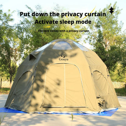 Outdoor Tent Inflatable Glamping Air Waterproof Geodesic Dome Camping Tent Tente Gonflable Pop up Marquee Luxury Hot Tent