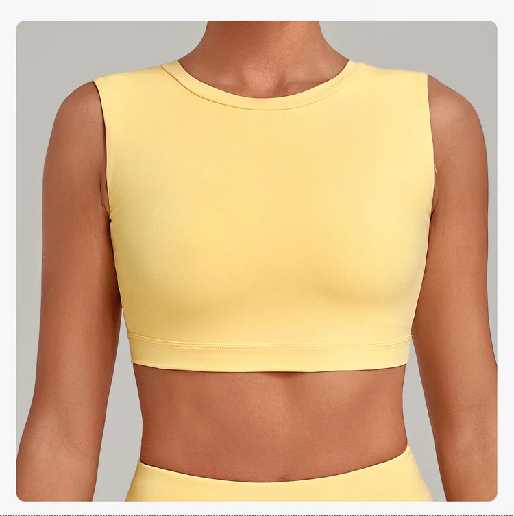 2 Pieces Yoga Set Women's Tracksuit Sexy Sports Bra High Waist Sports Short Skirt Gym Fitness Sleeveless Workout Suit Sportswear
