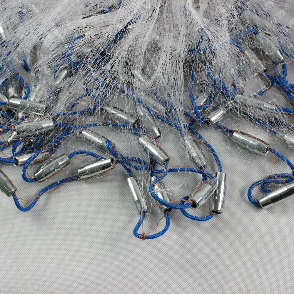 10ft Fishing Cast Net for Bait Trap Round Throw Cast Net Ready‑to‑Use Hand Throw Fishing Net for River Lake Pond Shallow Sea Fishing