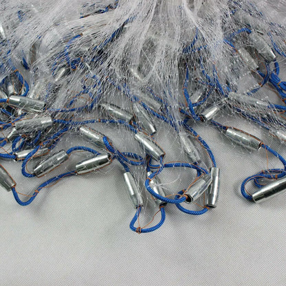 10ft Fishing Cast Net for Bait Trap Round Throw Cast Net Ready‑to‑Use Hand Throw Fishing Net for River Lake Pond Shallow Sea Fishing