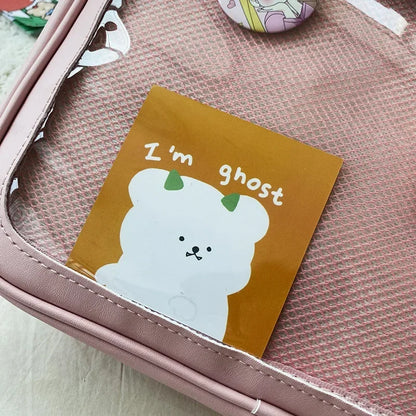 Female Ita Crossbody Bag Womens Transparent Messenger Bag Girls Cute-Lolita Shoulder Bags Teens Fashion Satchels Bag Ins