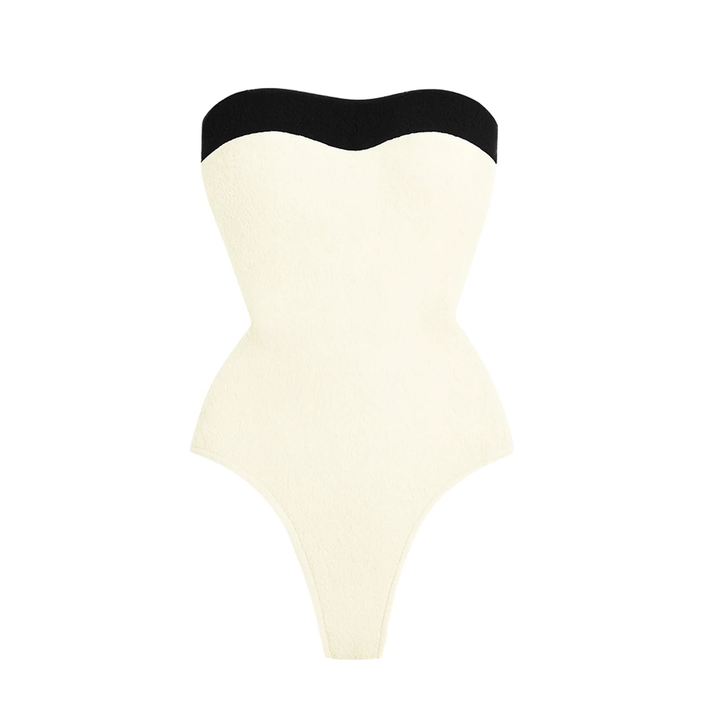 2Pcs Black White Swimsuit 2026 Bandeau Biquini Women Sexy Bikini Push Up Swimwear Female Patchwork Dress Bathing Suits Beachwear