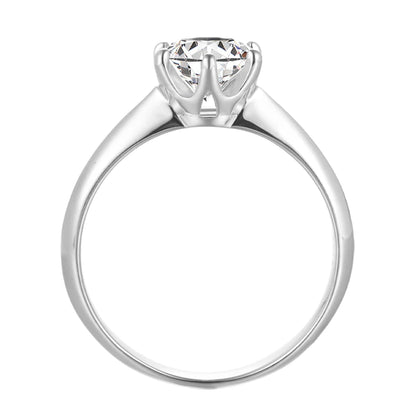 BLUEENCH GRA Certified 1-3CT Moissanite Ring VVS1 Lab Diamond Solitaire Ring for Women Engagement Promise Wedding Band Jewelry