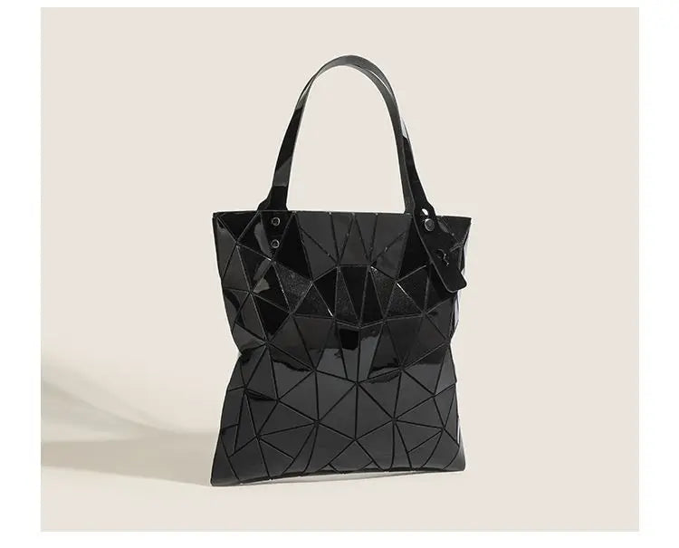 Luminous Bag Reflective Geometric Bags for Women 2024 Quilted Shoulder Bags Totes Female Handbags Bolsa Feminina Sac À Main