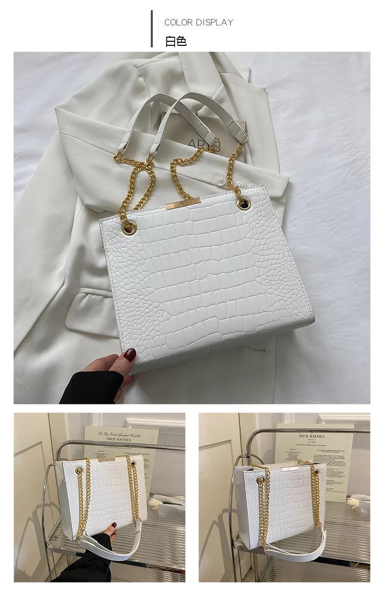 2026 Fashion Luxury Female Crossbody Bags for Women Designer Shoulder Bag Chain Solid Color Messenger Bag Handbags