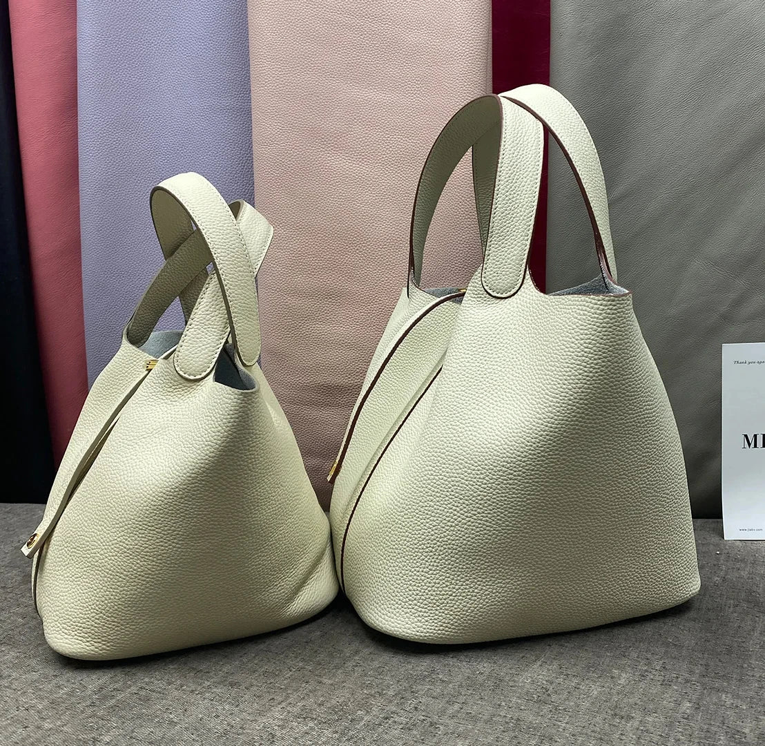 Women Bags Handbags Bucket Bag 18/22 Big Small Fashion Tote Bag Genuine Leather Luxury Quality Designers Lady Hand Bags