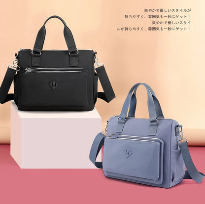 High-grade fabrics,Women's Shoulder bag Female Top-Handle bag Handbag Waterproof Nylon CrossBody Bag Ladies Messenger Bag
