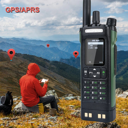 Baofeng DM-32 GPS APRS AES256 Encryption DMR Digital Analog UHF VHF Dual Band 8W Air Band FM Walkie Talkie DM-32UV
