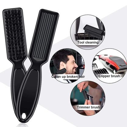Beard Styling Brush Professional Shaving Beard Brush Hair Oil Head Styling Carving Cleaning Brush, Special for Real Hair Wigs