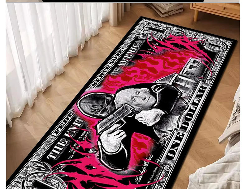 Bedroom Carpet Non-slip Dirt-resistant Wear-resistant Floor Mat US Dollar Bedside Rugs Long Home Decoration Mats Alfombra 침실 카펫