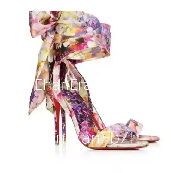 European and American Summer New Ankle Strap Women's Slim High-heeled Sandals Fashionable and Sexy Party Wedding Sandals