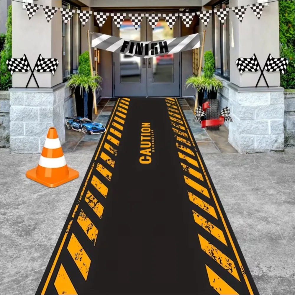 Funny Motorcycle Mat and Carpet Anti Slip Easy Clean Durable Carpet Perfect for Home Kitchen Corridor or Vacation Rugs Carpet