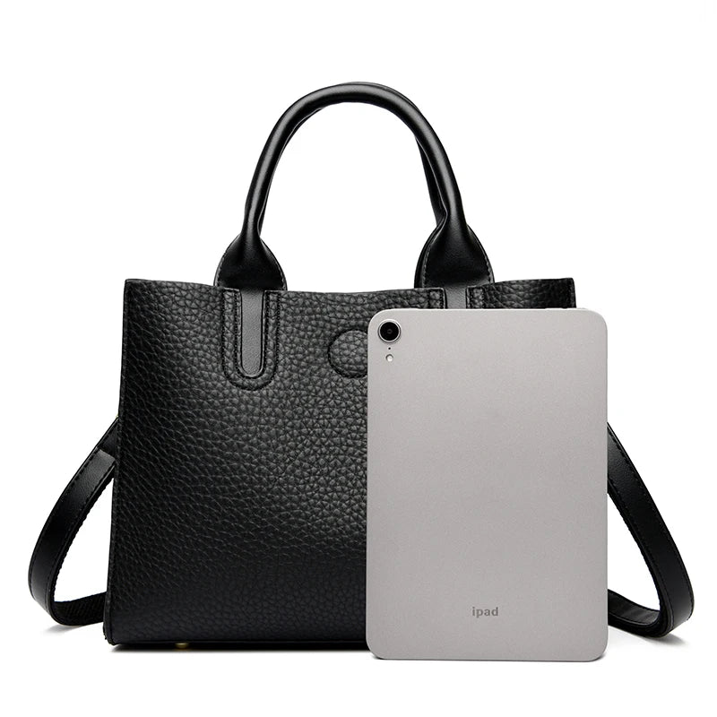 Luxury Female Trend Vintage Tote Bag High Quality Leather Crossbody Shoulder Bag Women Brand Designer Large capacity Handbag