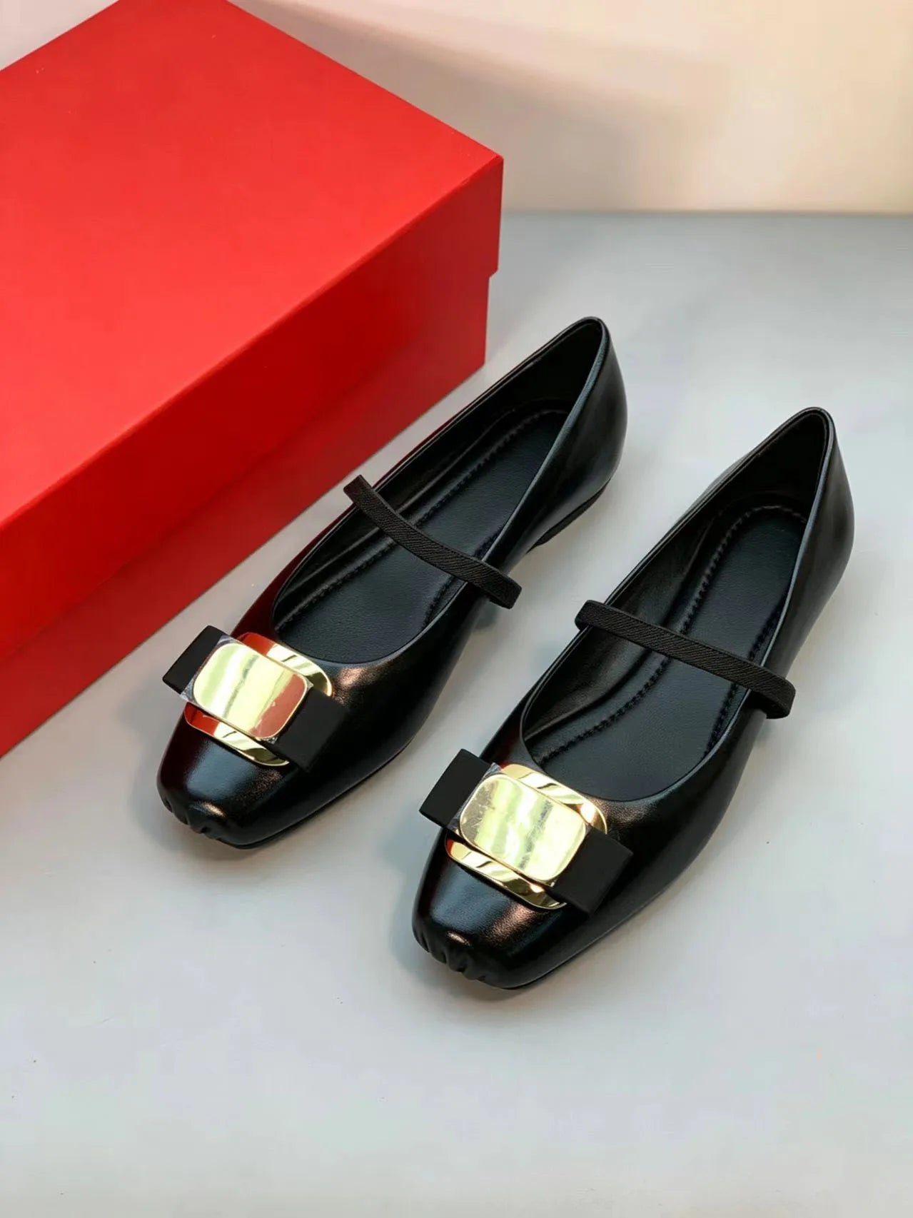 Women's Mary Jane Ballet Flats Bow Shoes