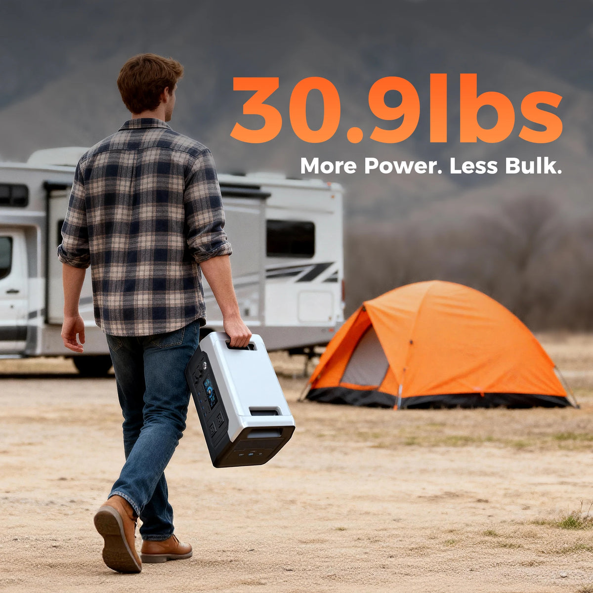 CTOLITY XP1000 1800W Portable Power Station 1024Wh 320000mAh LiFePO4 Battery with 400W Foldable Solar Panel Solar Generator for RV Off-Grid Outdoor Camping Emergency Power Supply