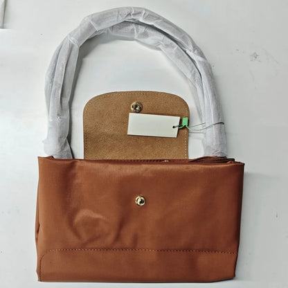 2026Foldable hobos nylon Handbag Bags Classics Lady Tote Bag embroidered Shoulder Bags short and long handles bags FOR women