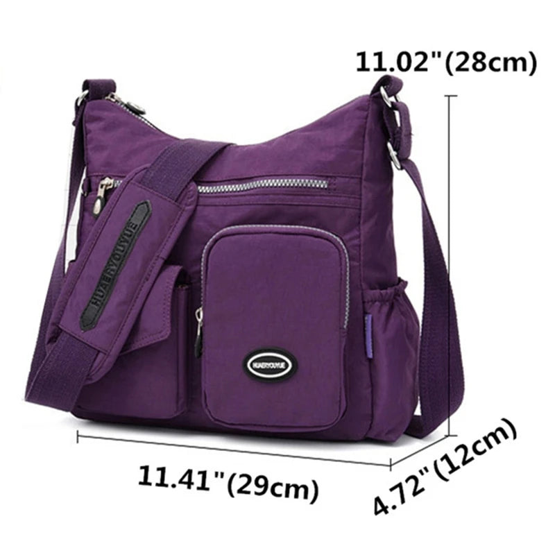 Luxury Handbags Women Bags Designer Waterproof Nylon Cloth Crossbody Bags For Women 2023 Large Capacity Lady Shoulder Bag Tote