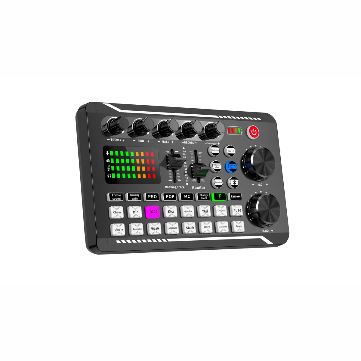 F998MAX English Podcast Equipment BM800 Condenser Microphone Set Live Broadcast Computer Live Voice Mixer F998 DJ Sound Card