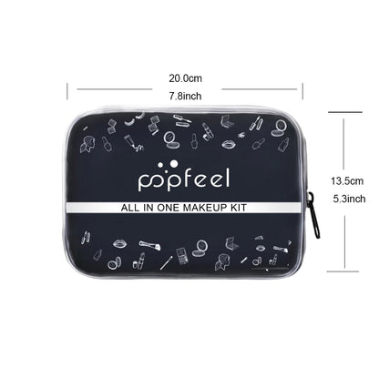 POPFEEL Complete Holiday Makeup Gift Set – Perfect Surprise for Friends and Family, Easy to Use for a Stunning Transformation.