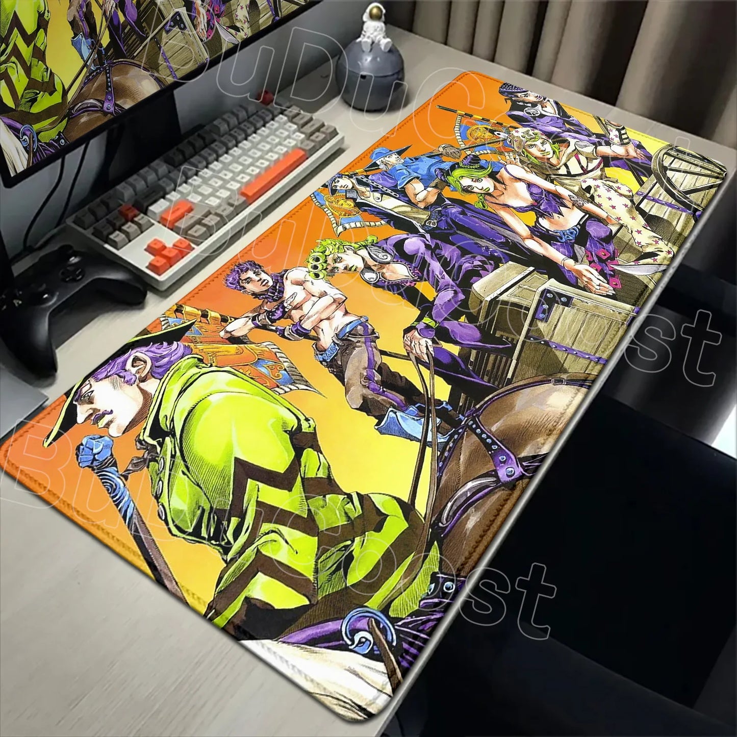 HD J-Jojo B-Bizarre A-Adventure Mouse Pad Gaming 900×400mm Mousepad Xxl Mouse Mat Offices Accessories Keyboard Pad Computer Desk