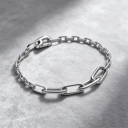 Hot Sale Original Me Bracelet Fit Charm Beads Round Beads For Women 925 Sterling Silver Luxury femme Bracelet Jewelry Trinkets