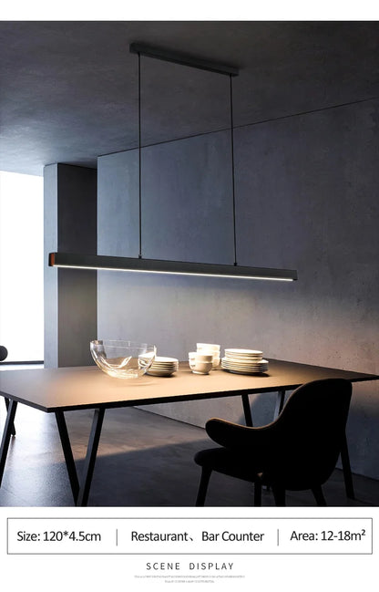 Dining room chandelier Nordic modern lamp dining table bar lamp restaurant lights kitchen lights office company led strip lamps