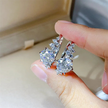 100% Original Certified PT950 Moissanite Ring Diamond Ring for Couples D Color Fashionable  Light Luxury Diamond Ring for Women