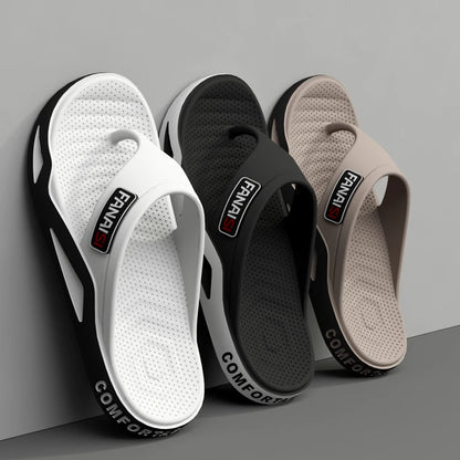 Flip-Flops For Men Breathable Comfortable Beach Sandals for Men Casual Shoes Flip-Flops Fashion Slippers for Outdoors