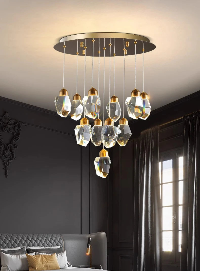 Living room decoration salon bedroom decor dining room Pendant lamp led lights for room indoor Chandelier lighting Chandeliers