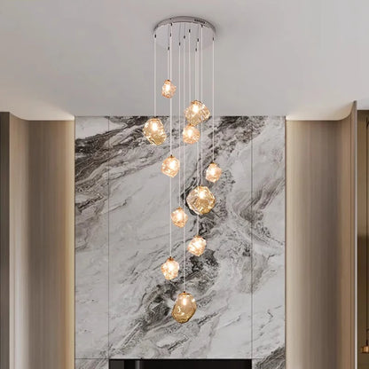 Modern Stair chandelier Pendant lights indoor lighting Ceiling lamp hanging light led Chandeliers for living room indoor lightin