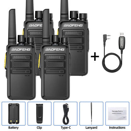 Baofeng BF-V12D GMSK Digital Walkie Talkie UHF Encrypted Call Noice Reduction HD Radio Wireless Copy Frequency Two Way Ham Radio