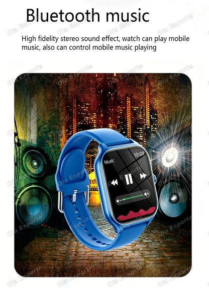 Men Women Smart Watch 2.01'' Waterproof Fitness Sports Watch Answer Call Sleep Sport Pedometer Information Alerts Smartwatch New