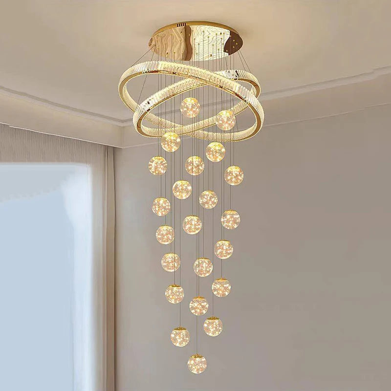 Home decorationPendant lights, luxury crystal living room chandelier, bedroom Pendant lamp, ceiling light, indoor lighting