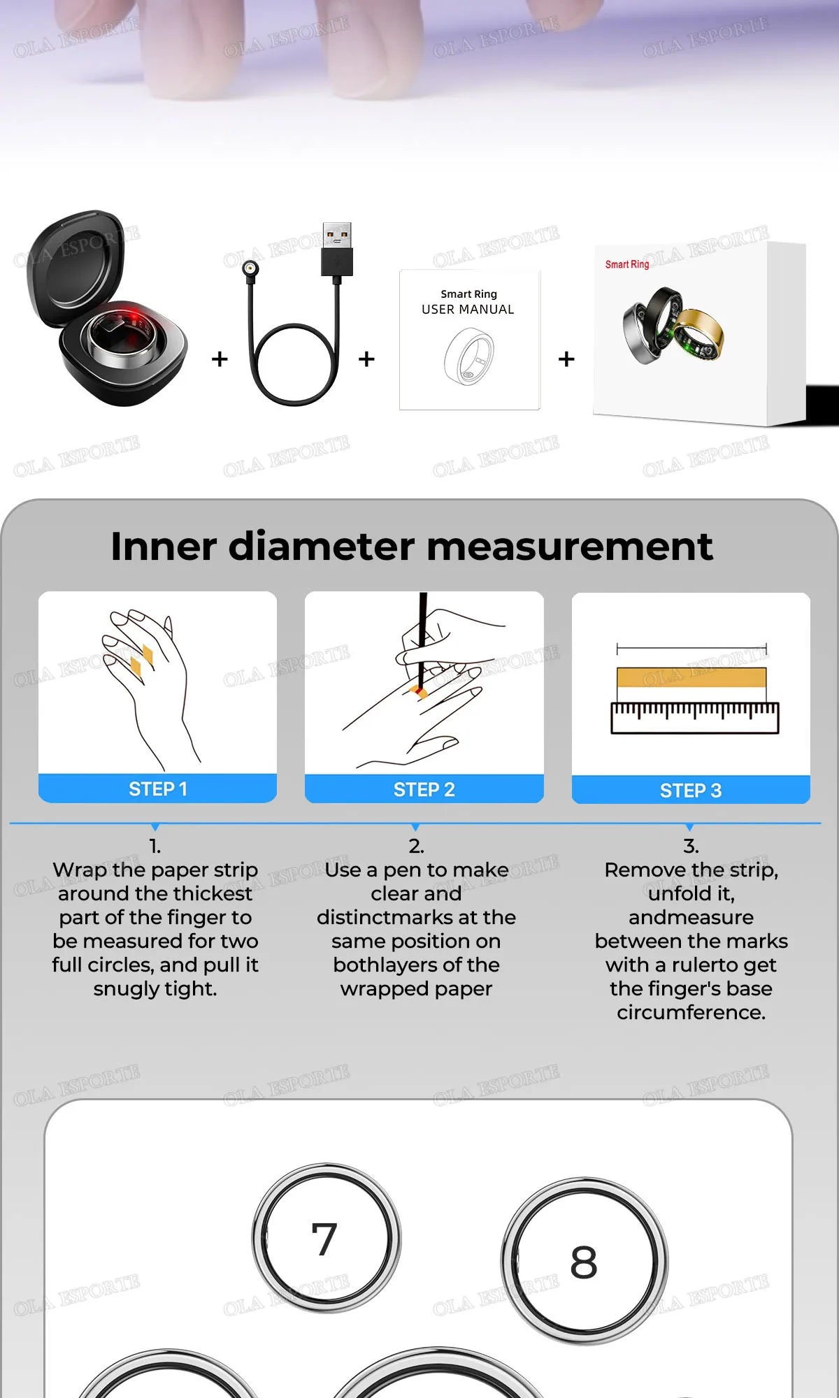 2026 New Smart Ring GPS Motion Modes Remote Control Camera Heart Rate Blood Oxygen/Pressure Outdoor Sports Waterproof Smartring