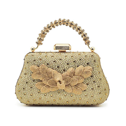 Original Italian Shoes and Bag Set for Women Full Rhinestone Chic and Elegant Woman Shoes and Bag for Party Wedding Pumps
