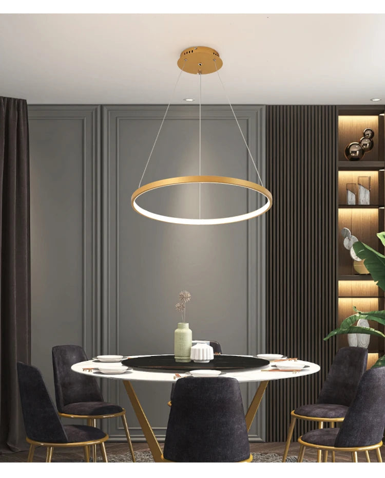 Modern Led Ceiling Chandelier Villa Living Room Bedroom Dining Room Iron Chandelier Home Interior Lighting Decorative Lights