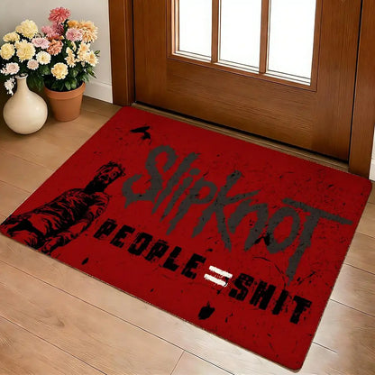 Band S-slipknot-S Classic Popular Long Floor Mat Cozy Flannel Soft Thick Non-Slip Mat For Living Room Bedroom Kitchen Decor Rugs