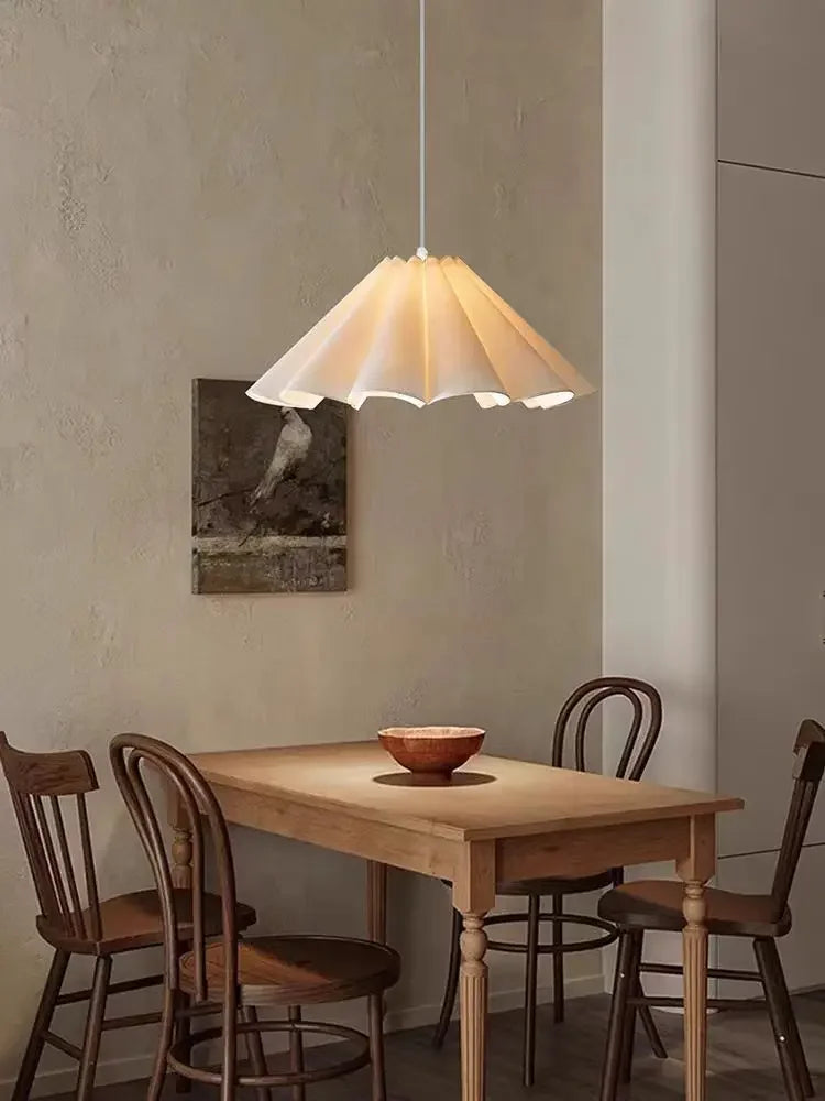 Lower Petals Cream Chandelier LED Indoor Pendant Lamp for Living Room Bedroom Dining Room Bar Simple Modern Lights